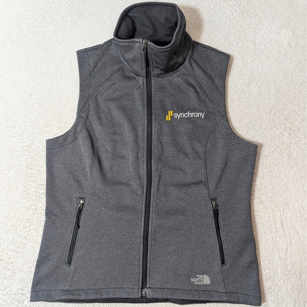 NEW The North Face WindWall Vest Womens‎ L Grey Synchrony Softshell NF0A3LH1